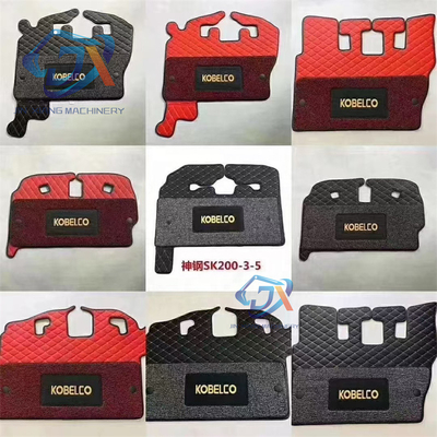 STAR ZEBRA Pad Cab Alfombra de cabina de piso pegamento de cabina de piso esterilla de pie esterilla de goma de suelo esterillas para PC200-7 PC200 PC220 para excavadora Komatsu