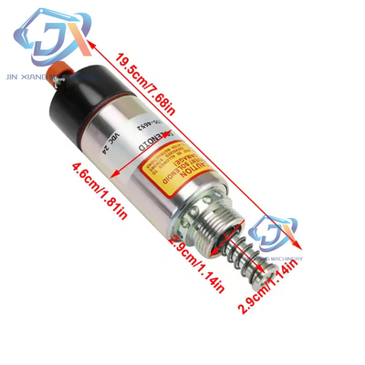 STAR ZEBRA 125-5771 125-5772 12V/24V apagado de combustible Solenoide 1255771 1255772 para excavadora E320B E325B 3116 3126 3114
