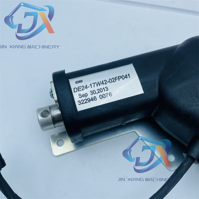 Motor de aceleración de paso de excavadora 322946 De24-17w42-02fp041 Motor de aceleración para excavadora Lishide