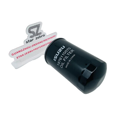 MEJOR VENTA 6BG1 4HK1 6HK1 4BG1 6BG1 FILTRO DE ACEITE DE MOTOR 1-87611007-0 1876110070 para ZX200 ZX330 PIEZAS DE MAQUINARIA DE EXCAVADORA