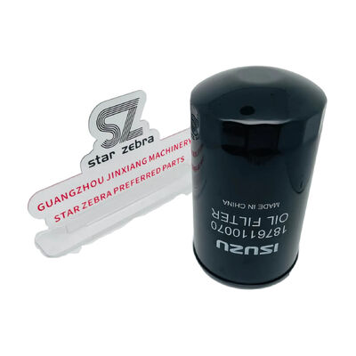 MEJOR VENTA 6BG1 4HK1 6HK1 4BG1 6BG1 FILTRO DE ACEITE DE MOTOR 1-87611007-0 1876110070 para ZX200 ZX330 PIEZAS DE MAQUINARIA DE EXCAVADORA