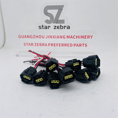 Excavator SK200 210 260 350-8 Super 8 Hydraulic Pump Solenoid Valve Sensor Plug High-Temperature Resistant Wire