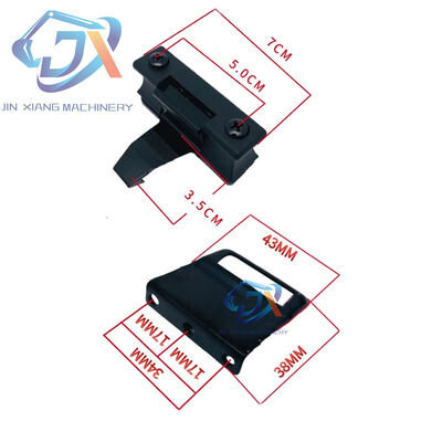 Excavadora para XE55 60 75 135 150 200D 215DA 370 470C D DA Ventana corredera de vidrio para sujetadores y sujetadores