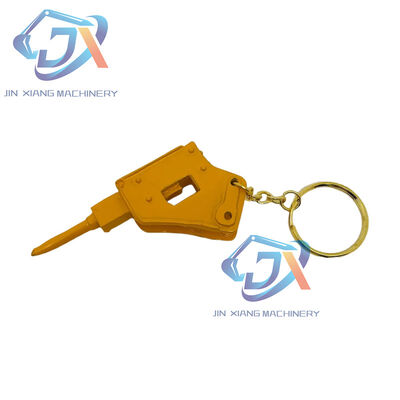 Excavadora creativa excavadora cargador modelos rompehielos martillo adornos ceniceros soportes de bolígrafo recuerdos regalo de cumpleaños llavero anillo