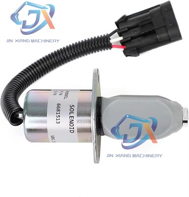 Excavadoras 6681513 6667993 6662993 6577503 6681512 6690563 Válvula de solenoide de apagado de 12 V para el motor Kubota S150 S160 S175