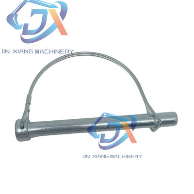 Excavator D-Type Steel Quick Release Fasteners Clevis Pin with Round Wire Lock Pull Ring Lock Catch and Spring Fasteners