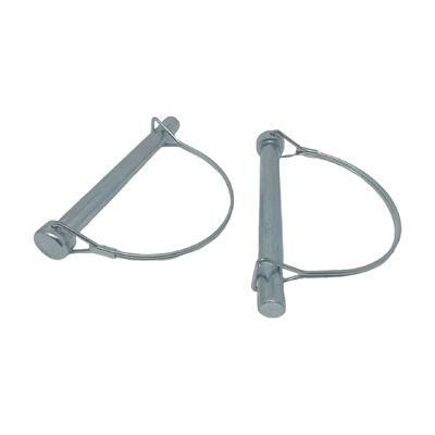 Excavator D-Type Steel Quick Release Fasteners Clevis Pin with Round Wire Lock Pull Ring Lock Catch and Spring Fasteners