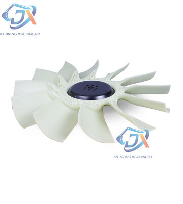 Engine Cooling Fan 12 Blades for Hyundai R305-7 Excavator 710mm Diameter 25.4 60 Upgrade 9 to 12