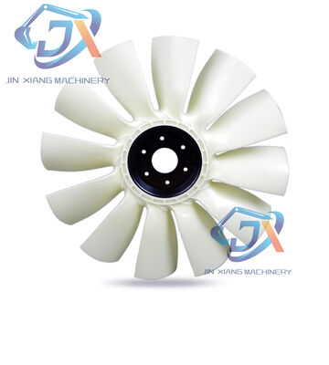 Para la EC360 Cuchilla de ventilador de refrigeración de excavadora D12D Cuchilla de ventilador de motor diesel