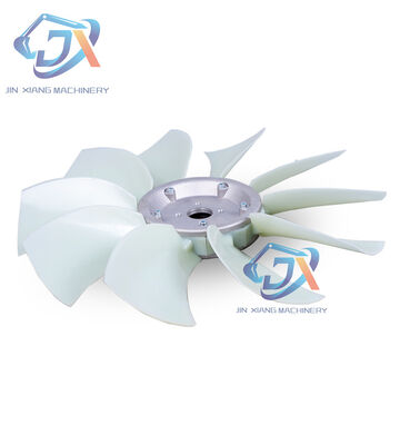 Cuchilla de ventilador de enfriamiento para motores 4TNV94 y 4D94 excavadoras piezas de maquinaria de construcción para talleres de reparación