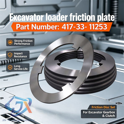 Placa de transmisión de maquinaria de construcción 417-33-11252 417-33-11253 para cargadora de ruedas WA150-3 WA180-3 WA120-3