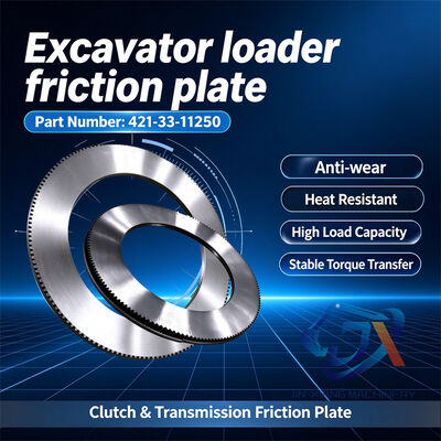 Excavadora 421-33-11250 Placa de embrague, compatible con Komatsu WA420-1 y WA470-1 Partes de maquinaria de construcción 4213311250