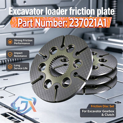 STAR ZABRA 237021A1 FRICTION PLATE DISC FRICTION CLUTCH 4X Brake Disc 237021A1 for Case 580L 580M 580SL 580SM 580SM+ 585G 586G 588G