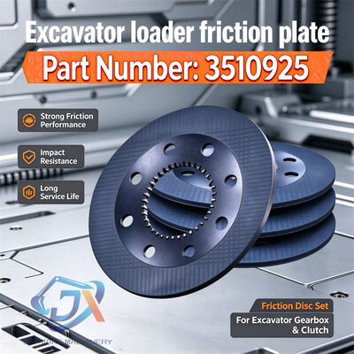 STAR ZABRA MACHINERY MOTOR GRADER CLUTCH PLATE FRICTION DISC 351-0925 3510925 Replacement for 120M 140M