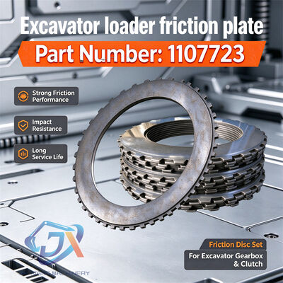 STAR ZABRA 1107723 Placa de embrague para 120H 135H 140H 160H 160K Motor Grader Placa de embrague 1107723