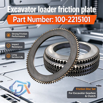 STAR ZABRA 100-22-15101 Disco de fricción 1002215101 160mm 76t para la excavadora Komatsu D20A D21A D21P D20P D20PL D20Q D20S