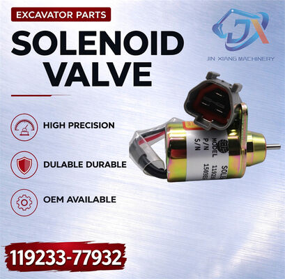 STAR ZABRA 119233-77932 de alta calidad 1503ES-12S5SUC12S R60 DH60 Excavadora motor diesel válvula solenoide F728323-0448 VCD 12V 11923377932