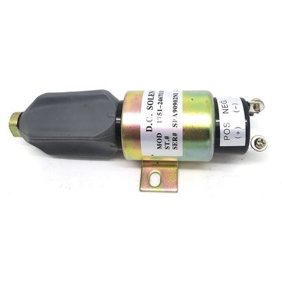 Excavador Electrical Parts, solenoide 1751-2467 de S6K de la parada del motor diesel 24v