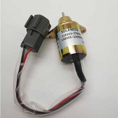 El excavador combustible de 12 voltios apagó a OEM 1503ES-12S5SUC12S del solenoide 119233-77932
