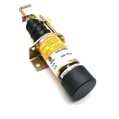366-07197 voltaje del solenoide 12V 24V de Spare Parts Stop del excavador