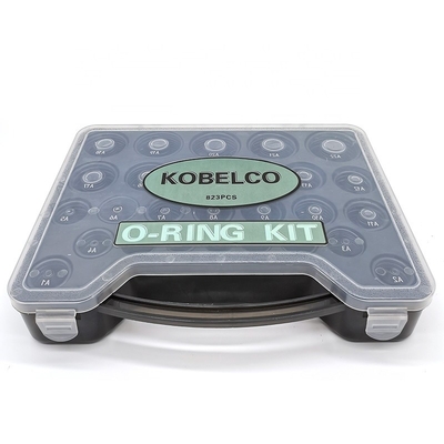 823PCS O de goma Ring Kit, peso de Kit For Kobelco Excavator 0.5KG del sello de la reparación