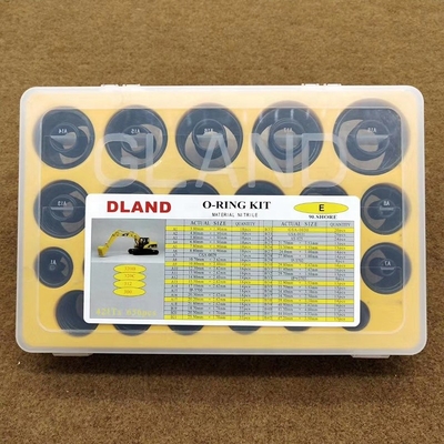 Excavador Spare Parts, O de goma Ring Kit For Excavator de 656 PCS