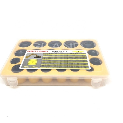 Excavador Spare Parts, O de goma Ring Kit For Excavator de 656 PCS