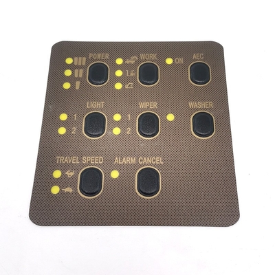Etiqueta engomada superficial CAT Spare Parts de Monitor Display Panel del excavador de E312 E320