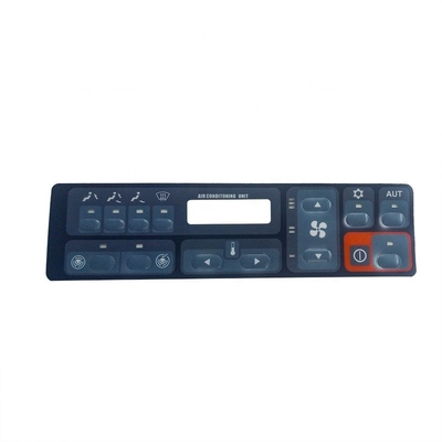 Material de plástico de AC Panel Button Sticker del excavador de E312B E320B