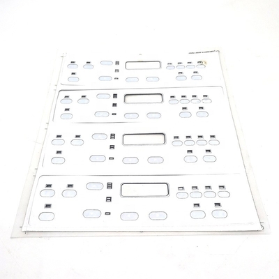 Material de plástico de AC Panel Button Sticker del excavador de E312B E320B
