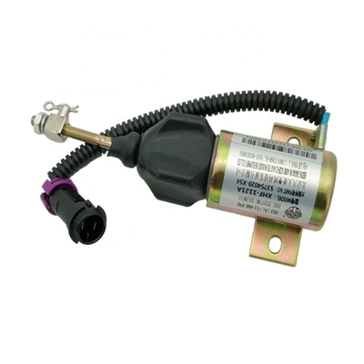 Válvula electromagnética del apagado de Fuel Shutoff Valve 3754020-X54 12V del excavador