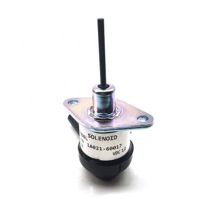 tractores de Spare Parts For KUBOTA del excavador del solenoide 1A021-60017 del cierre de combustible 12V